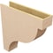 Ekena Millwork 7"W x 28"D x 28"H Thin Garner Rough Cedar Woodgrain TimberThane Corbel, Primed Tan CORUR07X28X28GARRCPR - alternate 4